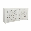 Picture of WHITE CARVED FRONT CREDENZA