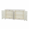 Picture of WHITE CARVED FRONT CREDENZA