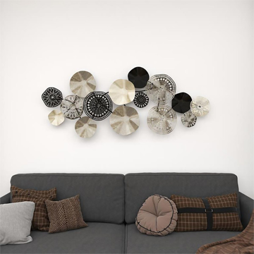 Picture of GLD/BLK MTL WALL HANGING
