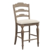 Picture of AUGUSTA BROWN LADDER BK STOOL