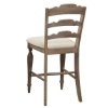Picture of AUGUSTA BROWN LADDER BK STOOL