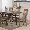 Picture of CARMEL 78" TABLE W/ 4 CHAIRS BROWN