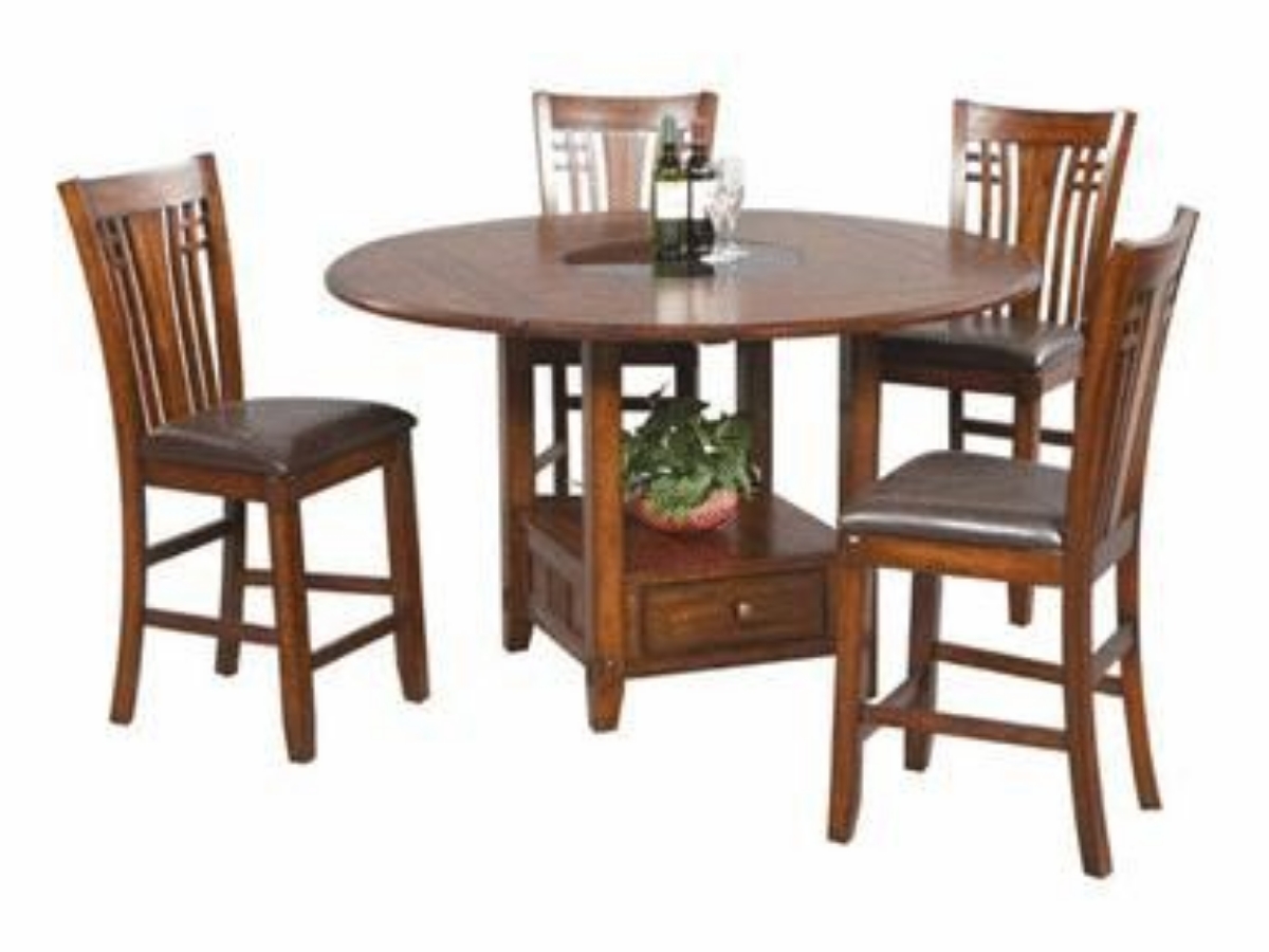 Picture of Mission 5 Piece Counter Height Dining Set