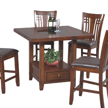 Picture of Mission 5 Piece Counter Height Dining Set