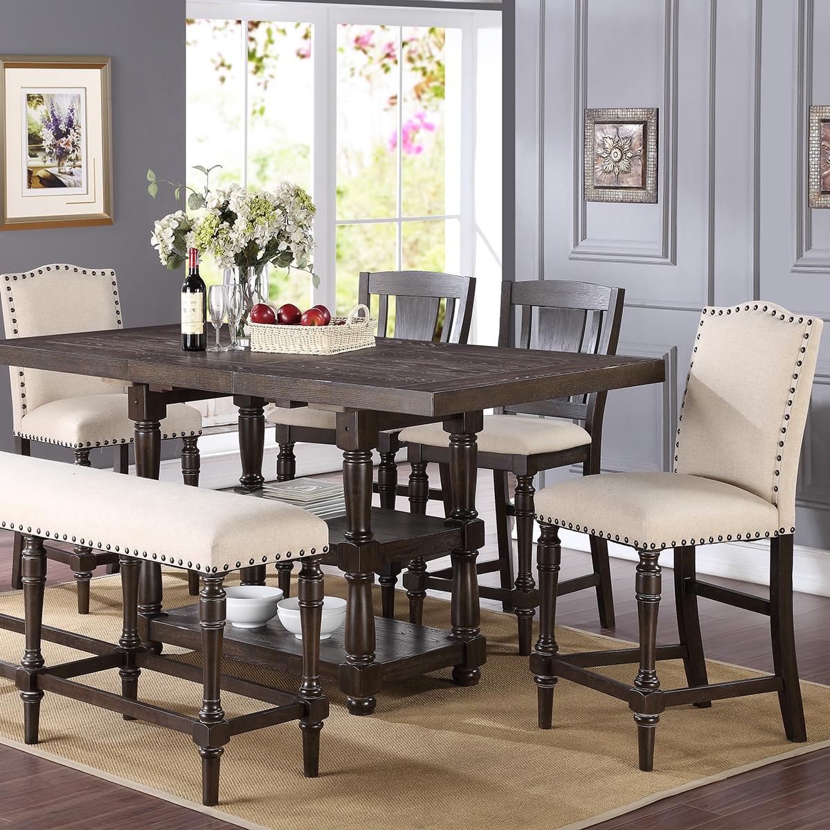 Picture of Xcalibur 6 Piece Tall Dining Set