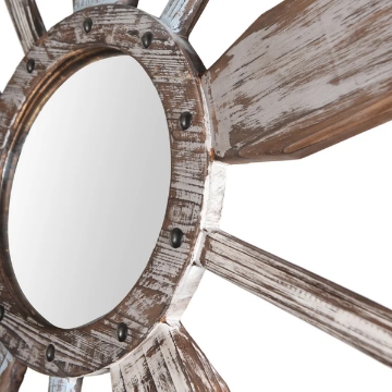 Picture of OARS NAUTICAL WOODEN MIRROR