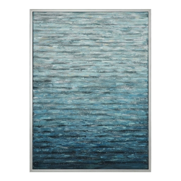 Picture of FIILTERED BLUE ABSTRACT CANVAS