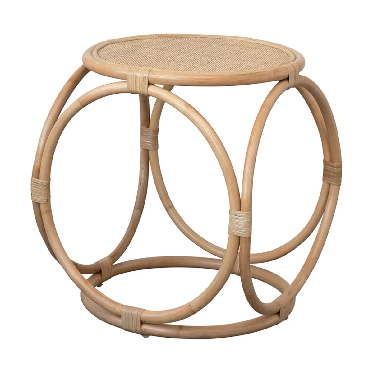 Picture of HANDMADE RATTAN SIDE TABLE