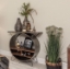 Picture of ROUND METAL CUBBY CONSOLE W/SL