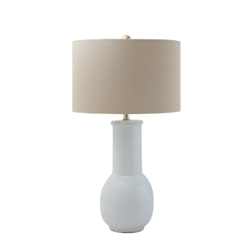 Picture of TBL LAMP W/NATURAL LINEN SHADE