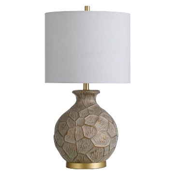 Picture of BAFFO GOLD MOULDED TABLE LAMP