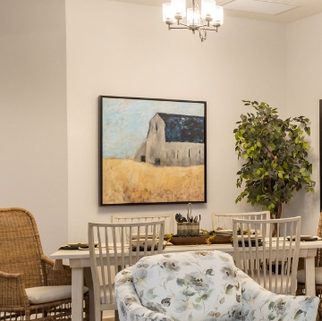 Picture of COUNRTY BARN FRMD PRINT