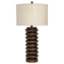 Picture of RIBBED FAUX WOOD TBL LAMP