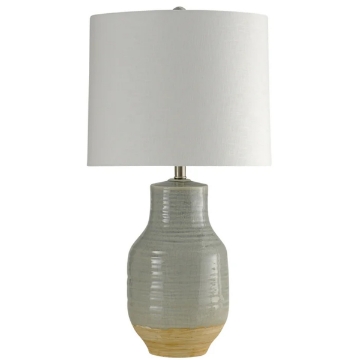 Picture of GRAY DRIPPED CERAMIC T-LAMP