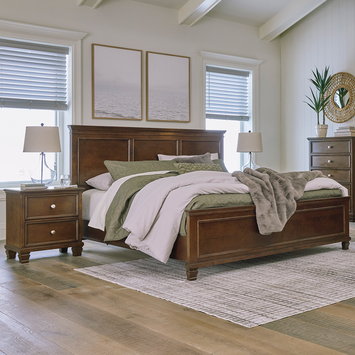 DANA BROWN KING BED | Babette's Furniture & Home