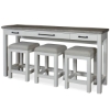 Picture of CORA SOFA TABLE W/3 STOOLS