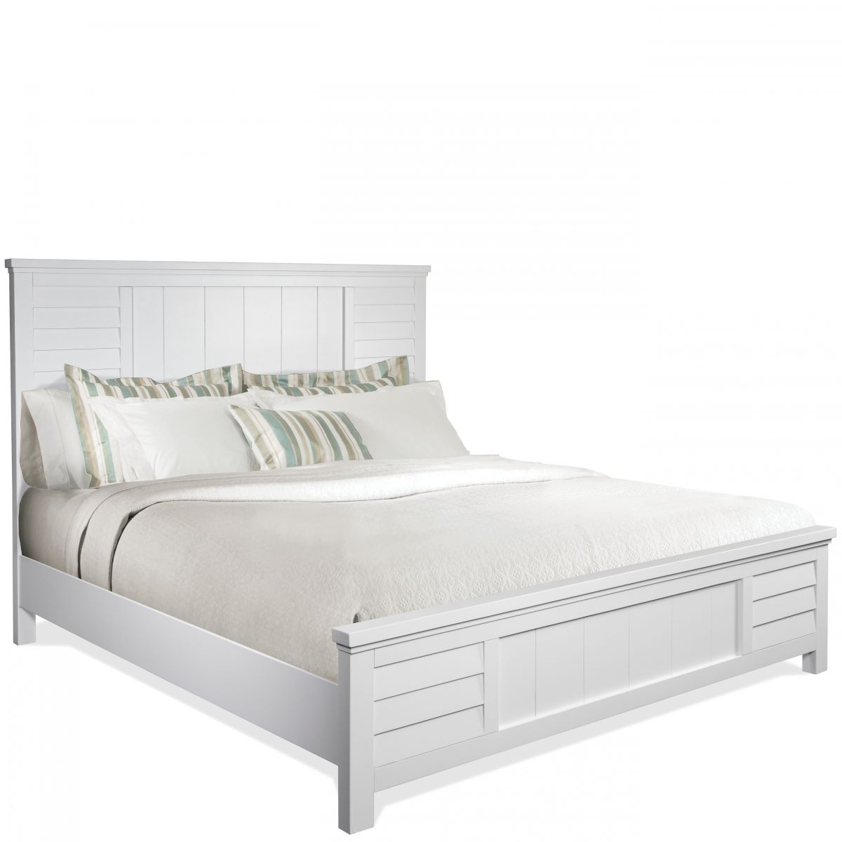 CORA LOUVERED KING BED | Babette's Furniture & Home