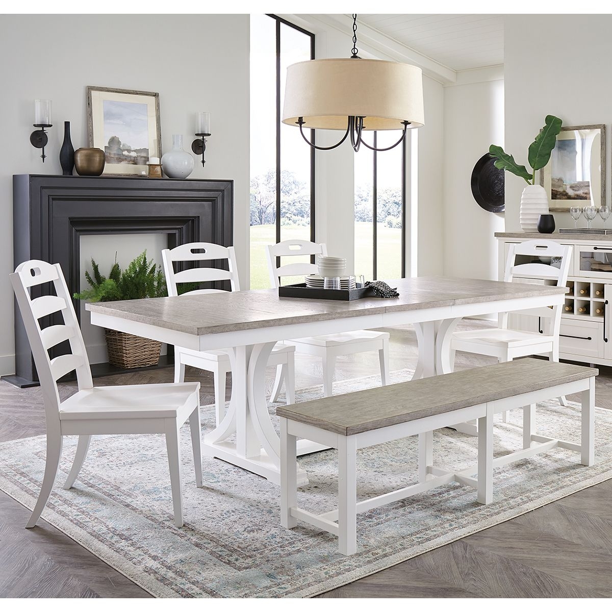 Picture of CORA 6PC DINING SET W/BENCH