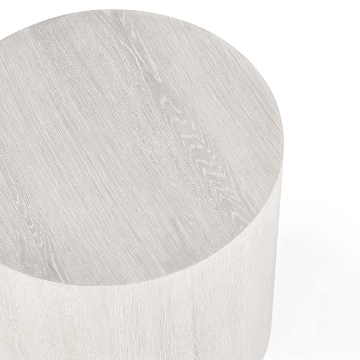 Picture of LAYNE 20" ROUND WHITE END TABLE
