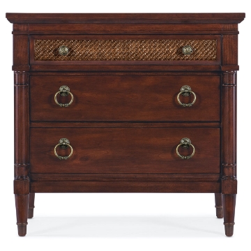 Picture of CHARLESTON 3 DRAWER NIGHT WITH RAFFIA