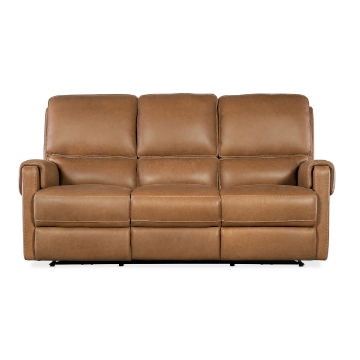 Picture of SOMERS TAN POWER SOFA WITH POWER HEADREST