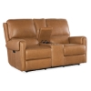Picture of SOMERS TAN POWER CONSOLE LOVESEAT WITH POWER HEADREST