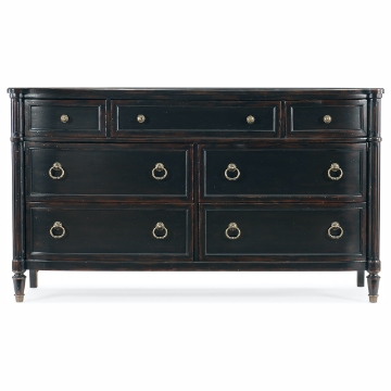 Picture of CHARLESTON BLACK 7 DRAWER DRESSER