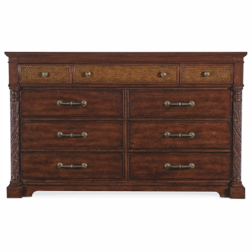 Picture of CHARLESTON RAFFIA 9 DRAWER DRESSER