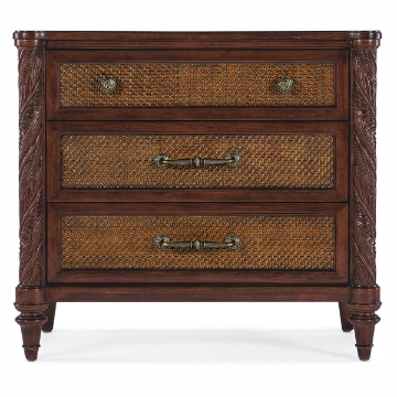 Picture of CHARLESTON RAFFIA 3 DRAWER NIGHTSTAND