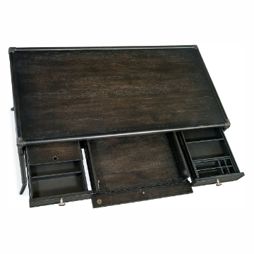 Picture of RETREAT BLACK RATTAN DESK