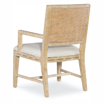 Picture of RETREAT TAN RAFFIA ARM CHAIR