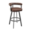 Picture of MAGNOLIA BLACK AND COFFEE 26" COUNTER STOOL