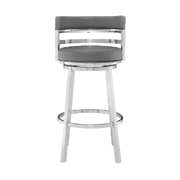 Picture of MADRID STEEL AND GREY 30" BARSTOOL