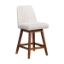 Picture of AMELIA BROWN OAK AND BEIGE 30" BARSTOOL