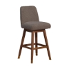 Picture of AMELIA BROWN OAK AND TAUPE 26" COUNTER STOOL