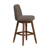 Picture of AMELIA BROWN OAK AND TAUPE 26" COUNTER STOOL