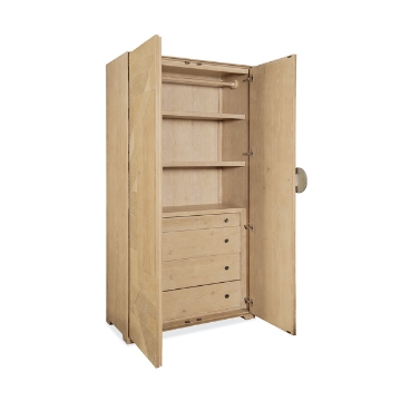 Picture of RETREAT TAN RATTAN WARDROBE