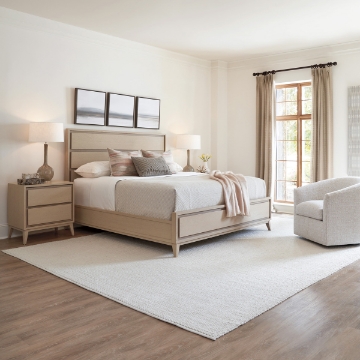 Picture of ASHBOURNE QUEEN PANEL BED