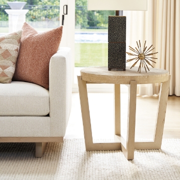 Picture of SHASTA ROUND LAMP TABLE