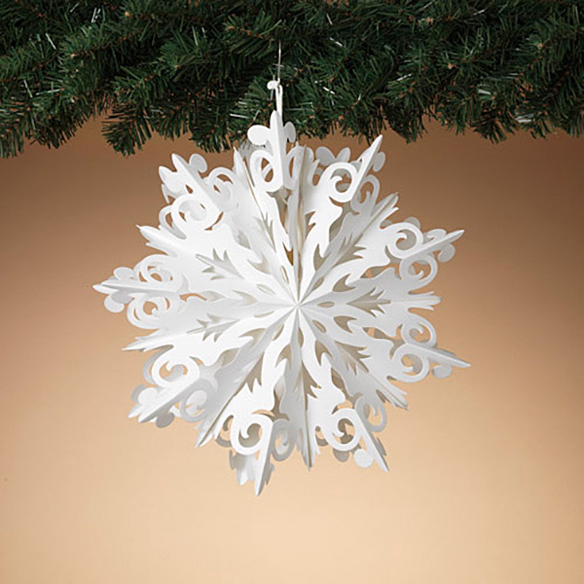 PAPER SNOWFLAKE ORNAMENT | Babette's Furniture & Home