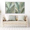 Picture of SET OF 2 TROPICAL BOTANICAL CANVAS