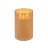 Picture of 3 WICK LED CANDLE IN GLASS