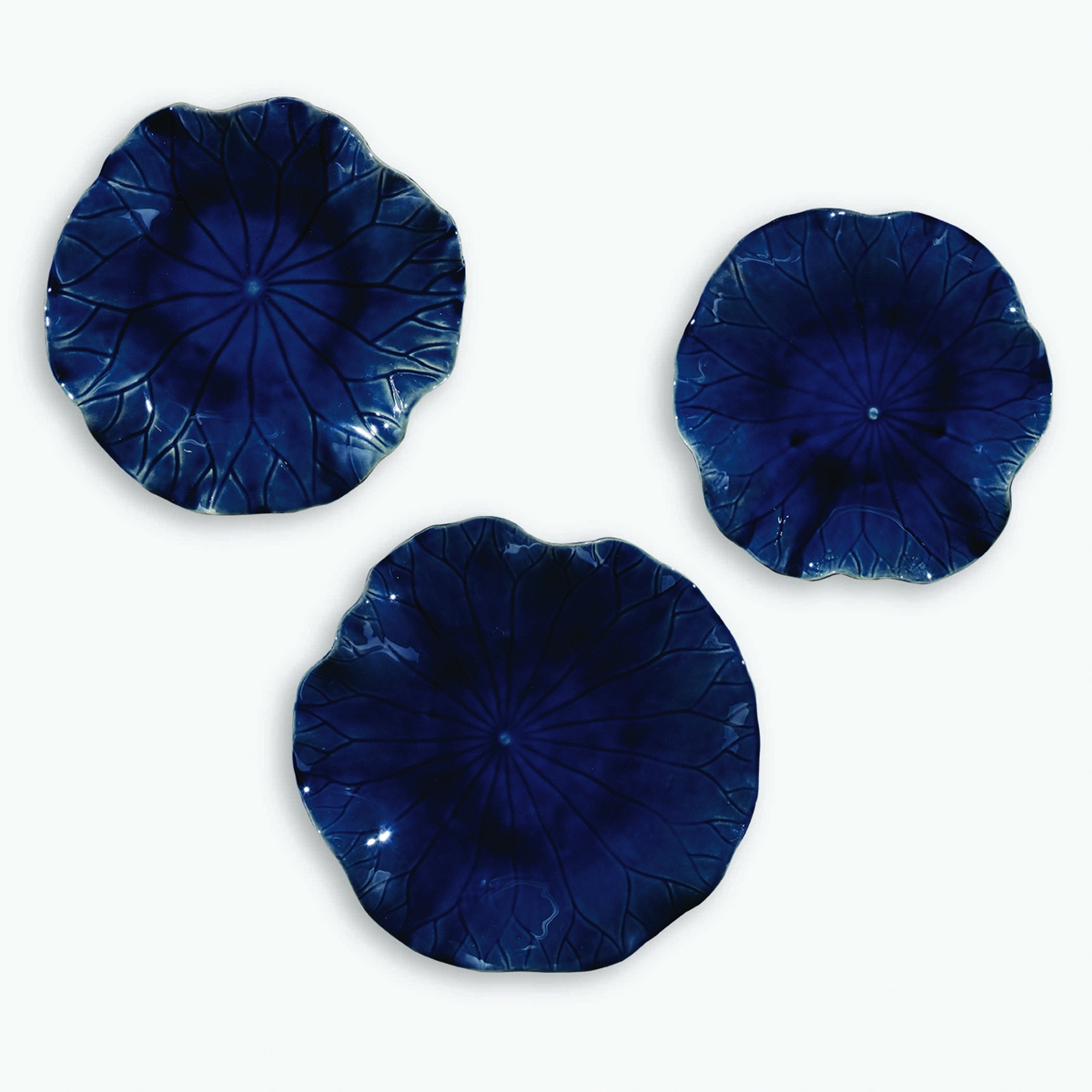 Picture of ABELLA COBALT SET OF 3 WALL DECOR