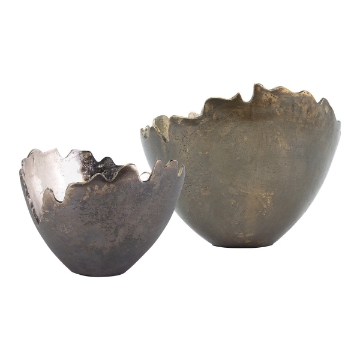 Picture of WILLIS METAL BOWLS - SET OF 2