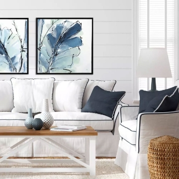 Picture of LUXE BANANA LEAF II ART