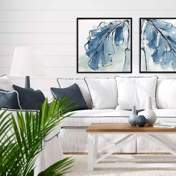 Picture of LUXE BANANA LEAF III ART