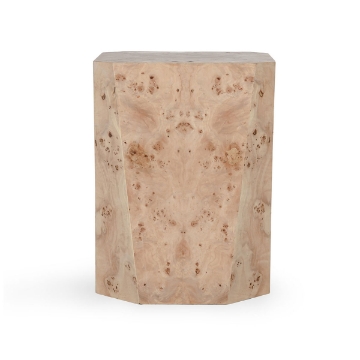 Picture of AVENA BURL WOOD END TABLE