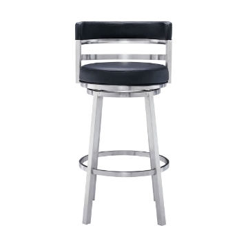 Picture of MADRID STEEL AND BLACK 30" BARSTOOL