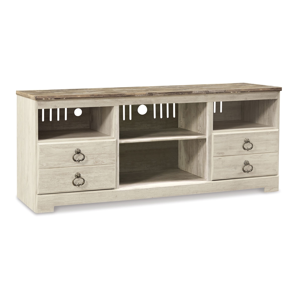 Picture of WILDFLOWER WHITEWASH CONSOLE
