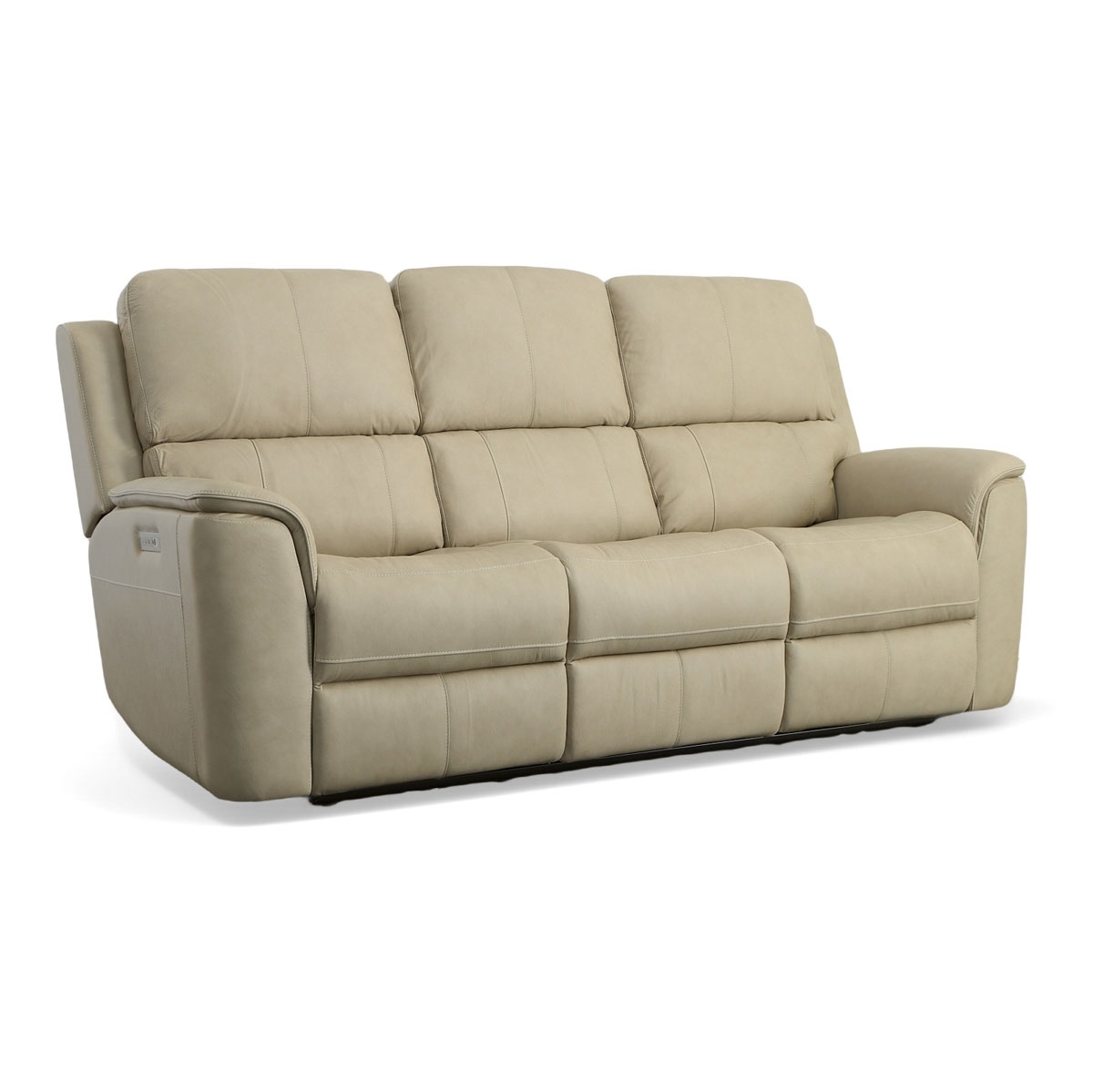 Picture of HENRY BEIGE SOFA W POWER HEADREST & LUMBAR
